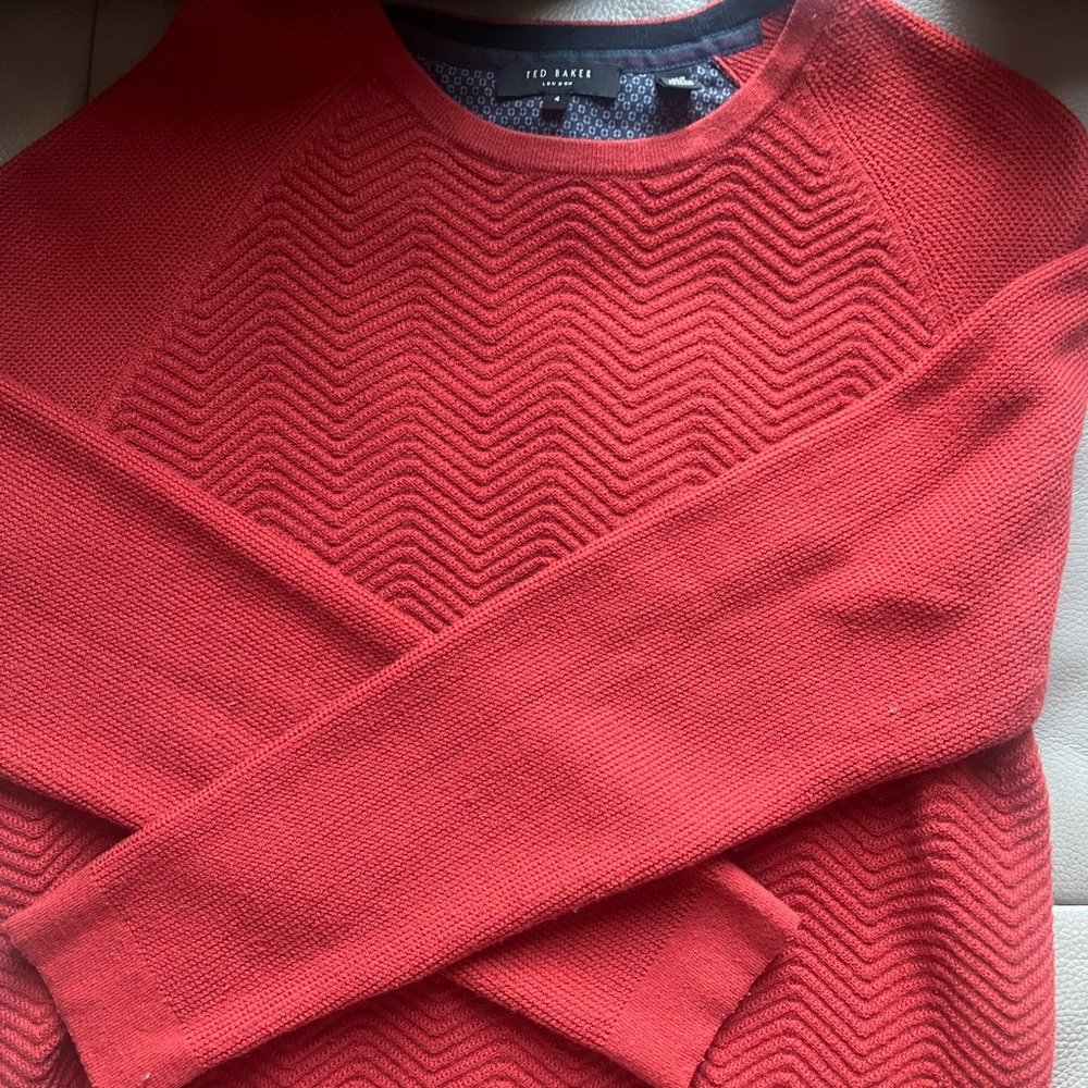 Ted Baker Men's Sweater in Rich Red